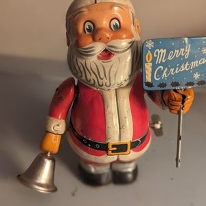Vintage wind up Santa clause